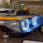 WhatsApp Image 2025-05-04 at 09.48.04 چراغ جدید بی ام و یی 60 با دیلایت سه بعدی چراغ جلو فابریک BMW E60 ال سی آی